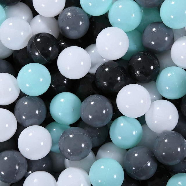 STARBOLO Ball Pit Balls Pack of 100 200 500 - BPA&Phthalate Free Non-Toxic Crush Proof Play Pit Soft Plastic Ball for 1 2 3 4 5 Years Old Toddlers Baby Kids Birthday Pool Tent Party