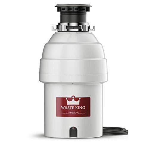 Waste King L-8000 Garbage Disposal with Power Cord, 1 HP