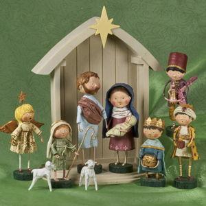 Lori Mitchell Christmas Nativity Scene Figurine Set