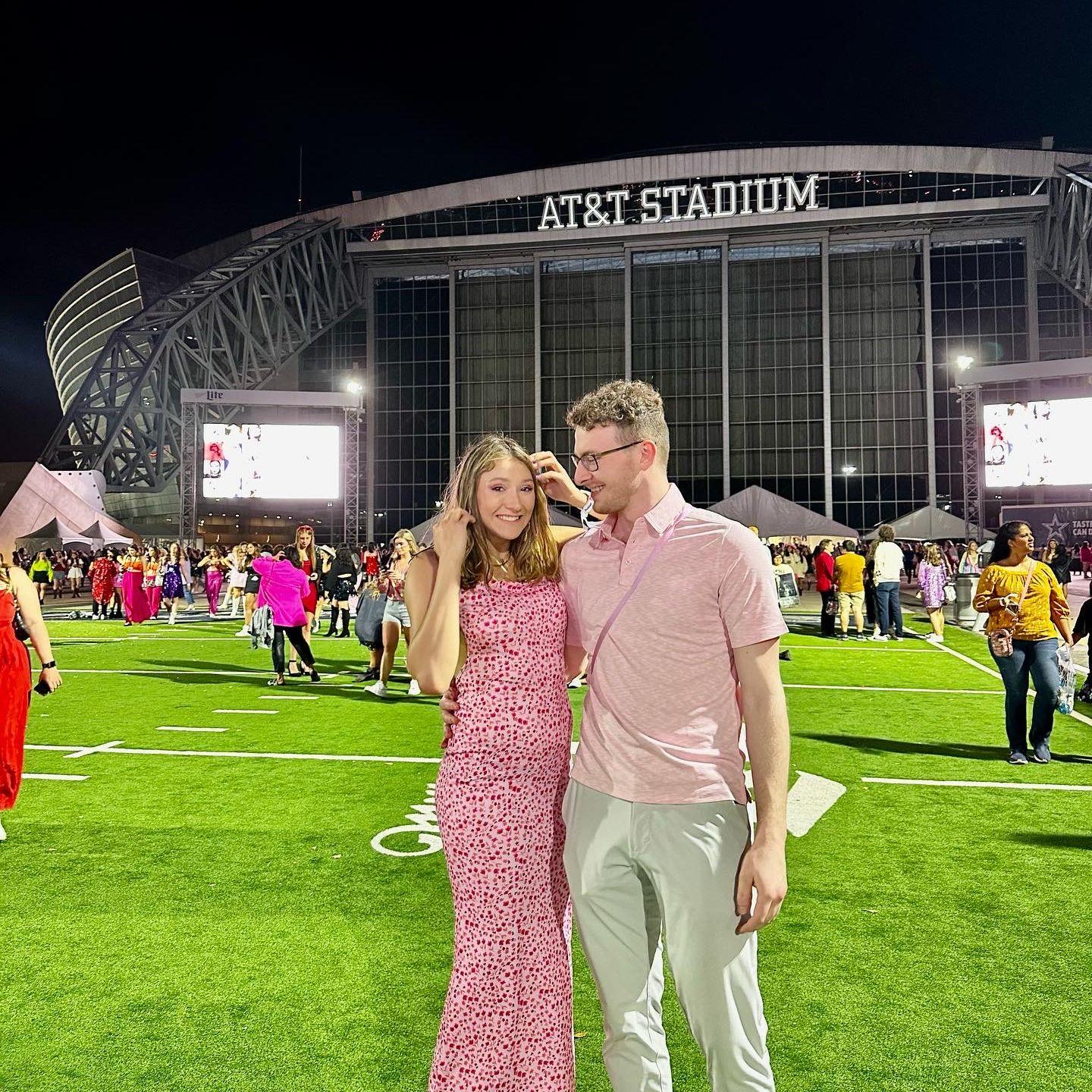 April 1st, 2023- You know it's true love when he voluntarily attends the Era's Tour!