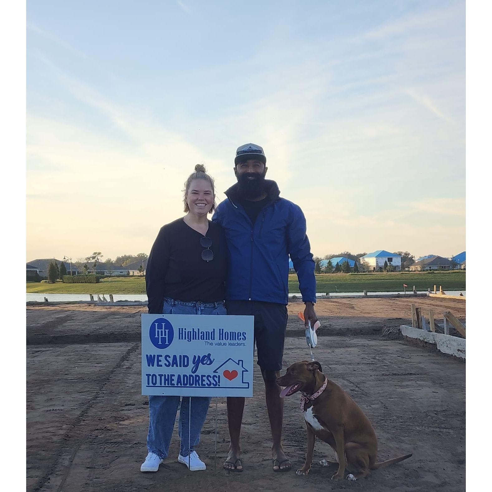 We said "YES TO THE ADDRESS!"