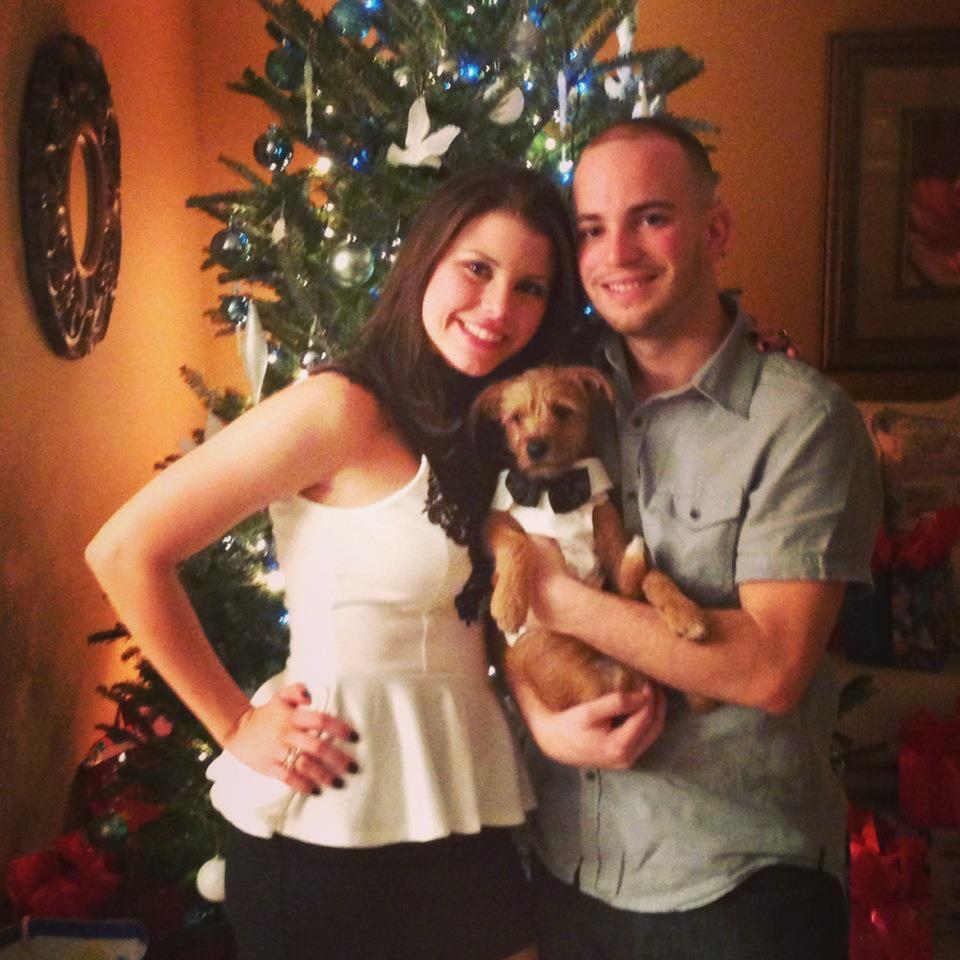 Our first Christmas with Baxter