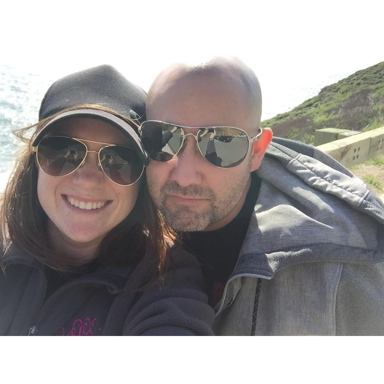 For the first 2 years of our relationship, Michael lived in San Jose, California. This picture was taken at Half Moon Bay on my first trip to visit him