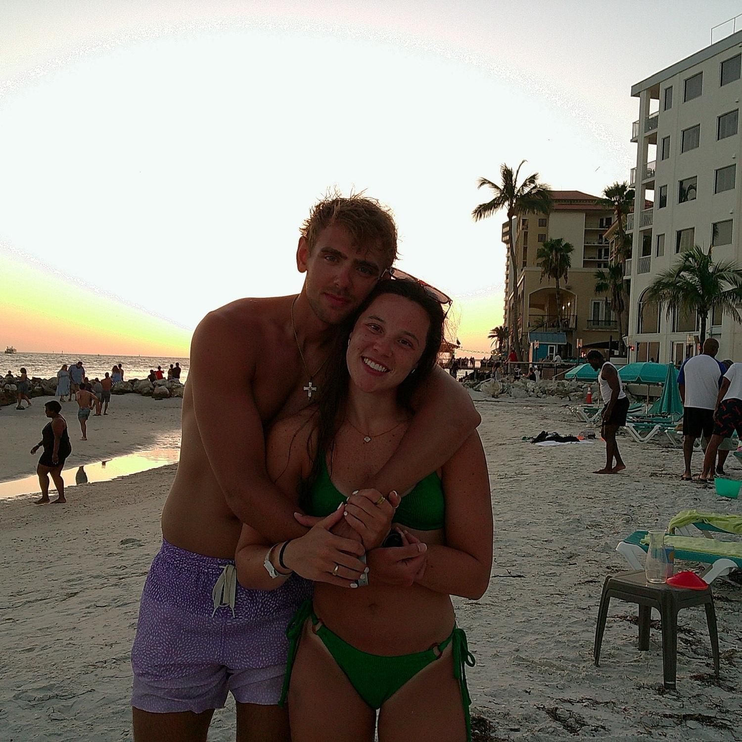 First trip as fiancé's!