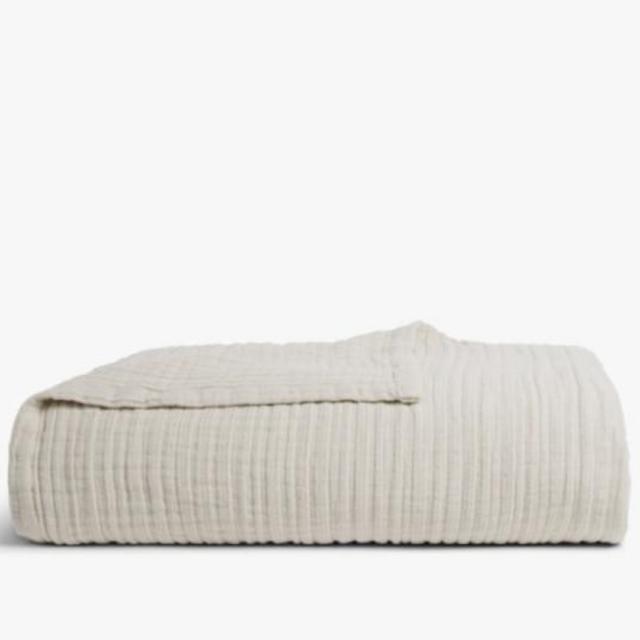 Cloud Linen Gauze Bed Blanket