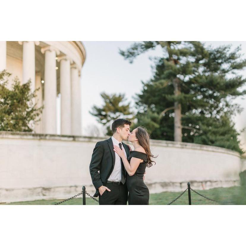 Engagement Shoot at the Jefferson Memorial! January 17, 2020