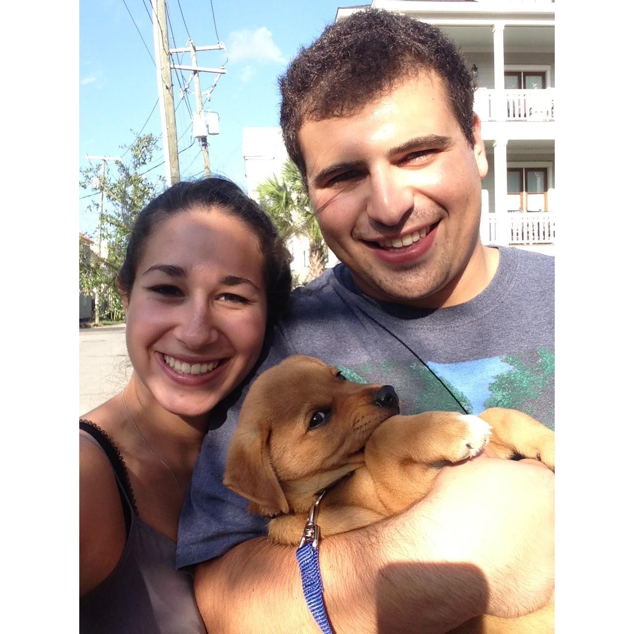 The day we took Bruce home!