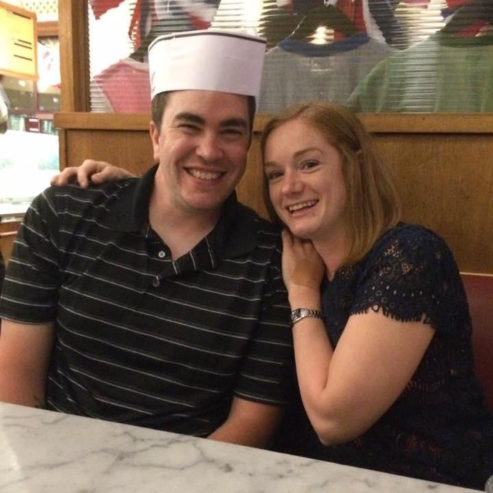 She put a weird hat on me!