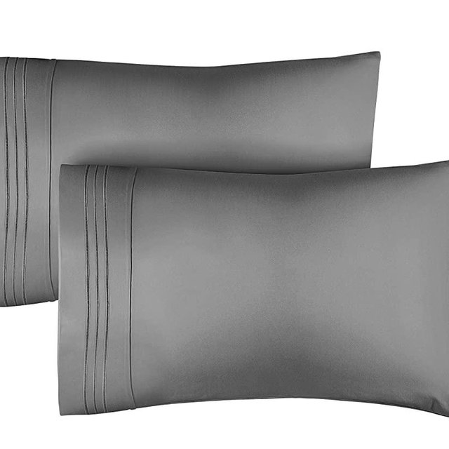 Queen Size Pillow Cases Set of 2 – Soft, Premium Quality Pillowcase Covers – Machine Washable Protectors – 20x26 & 20x30 Pillows for Sleeping 2 Piece - Queen Size Pillow Case Set