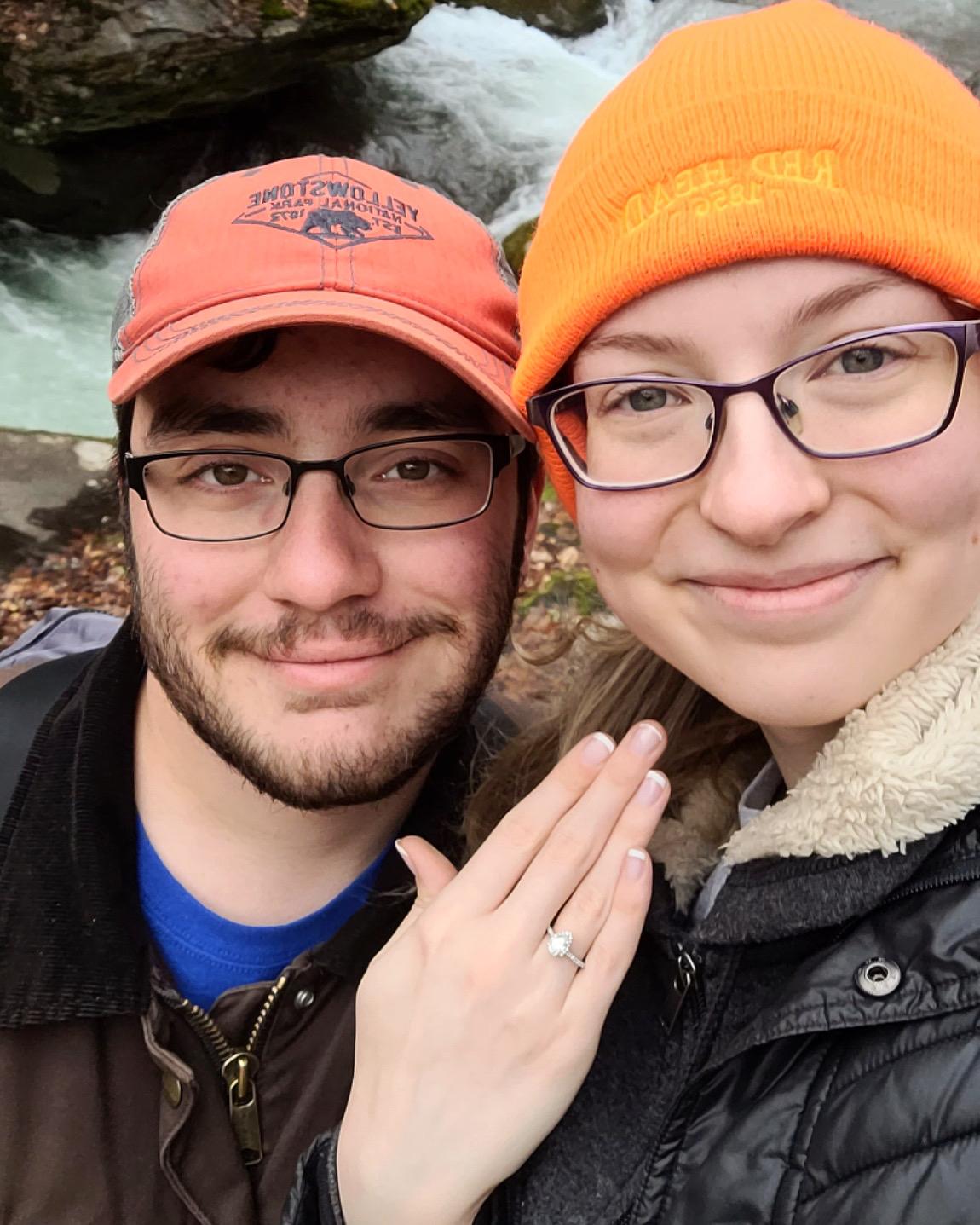 April 10th, 2022: Leah and Conner’s first hike as an engaged couple.