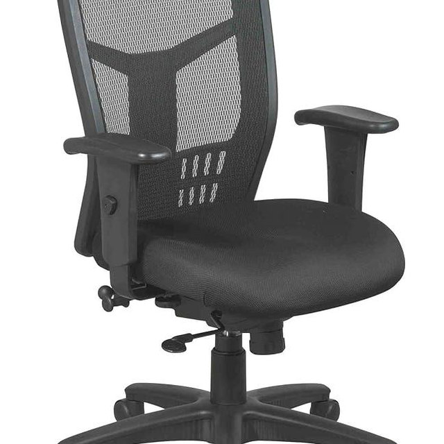 Office Star ProGrid High Back Manager's with Adjustable Seat Height, 2-to-1 Synchro Tilt Control and Seat Slider, Coal FreeFlex Fabric