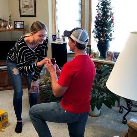 He proposed! Sucker ;)
