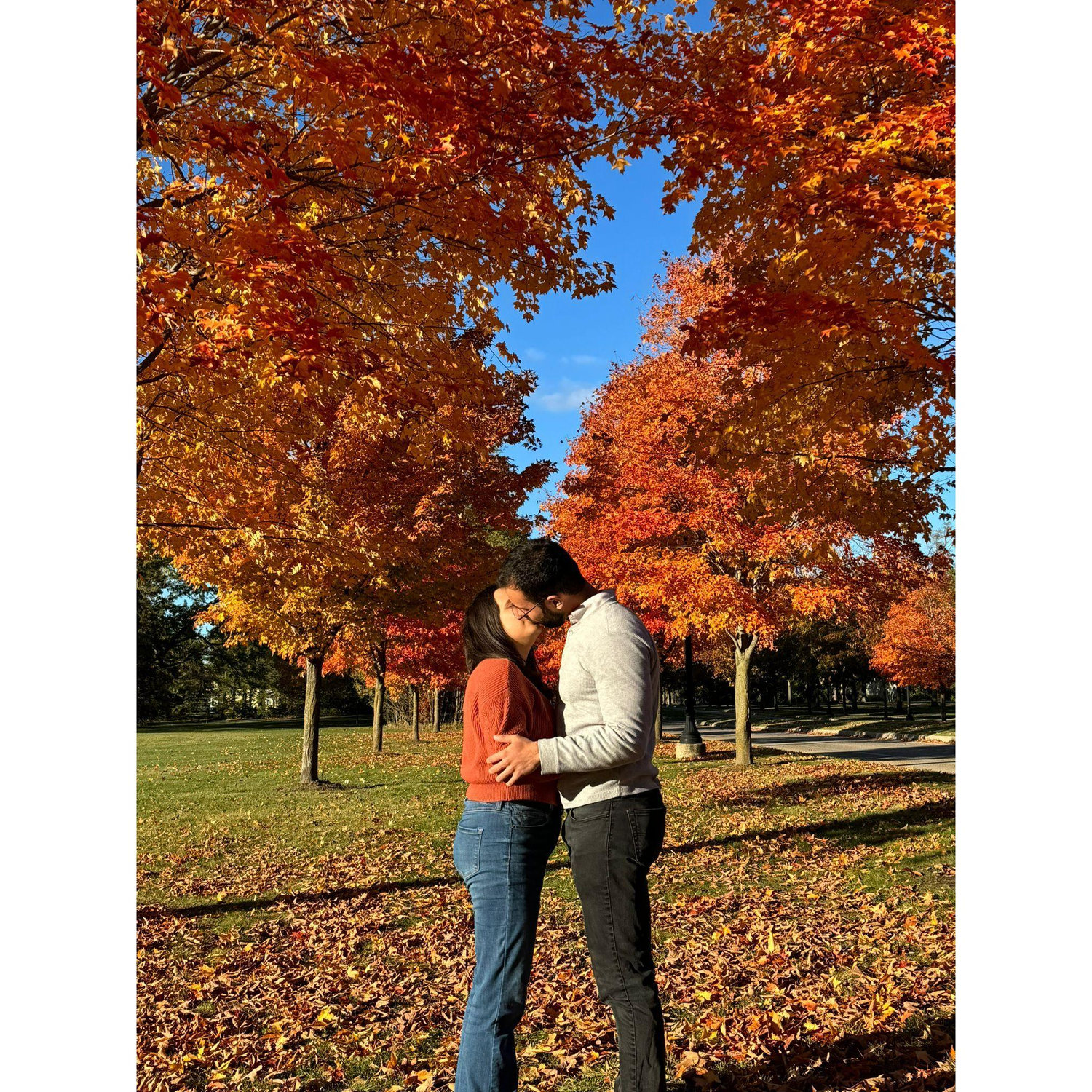 Fall Photoshoot - First photoshoot as a couple