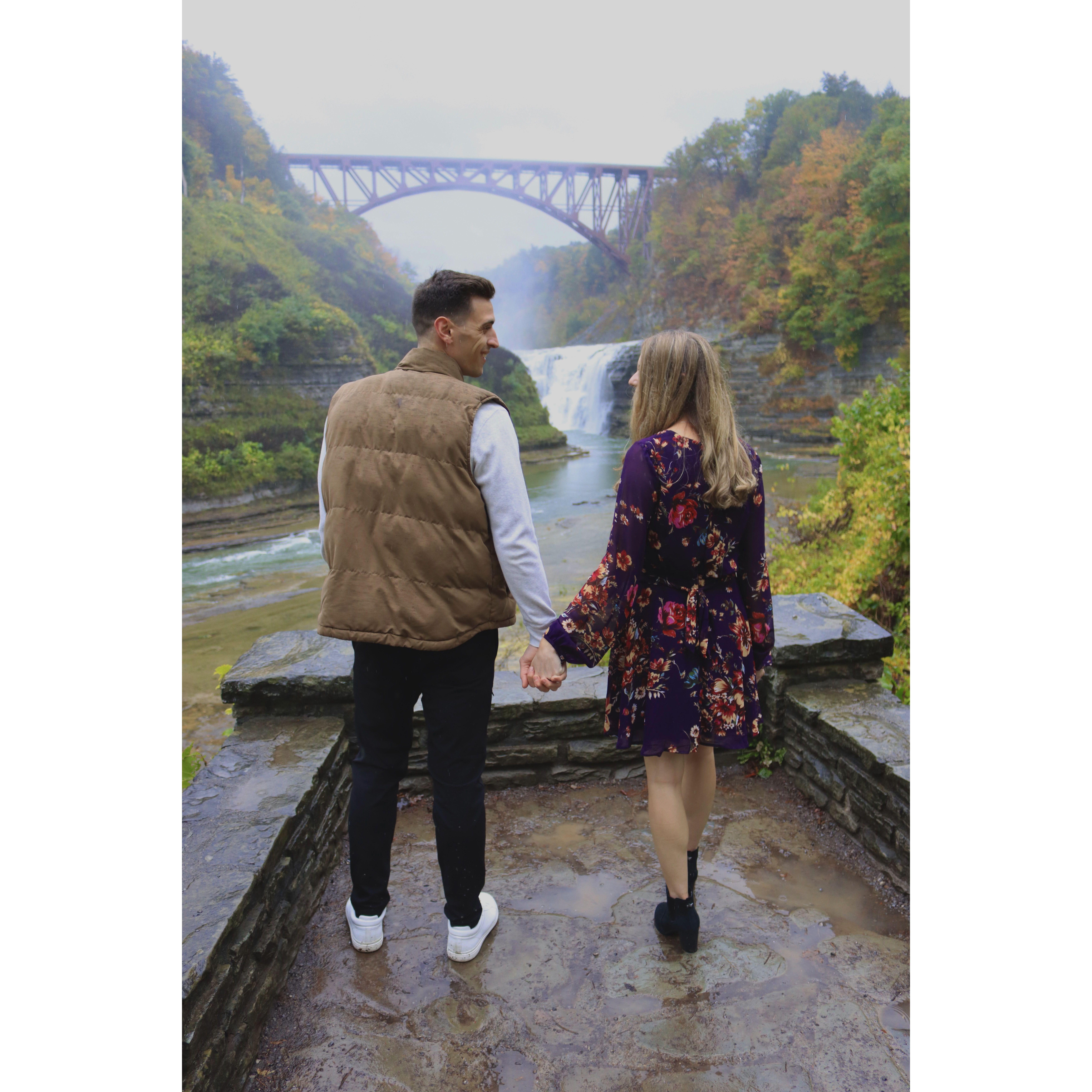 Engagement Pictures at Letchworth State Park