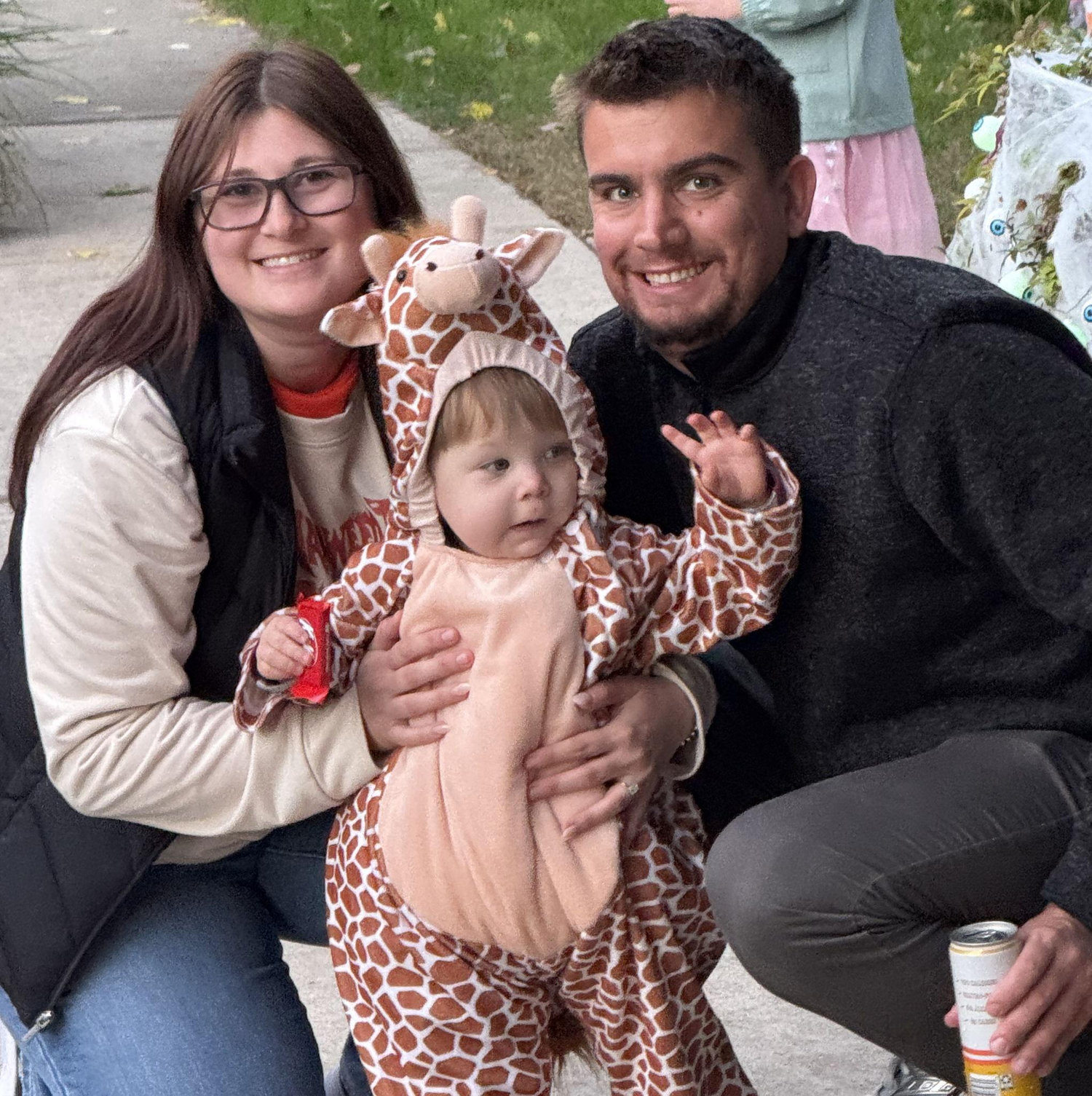 James' first Halloween trick or treating