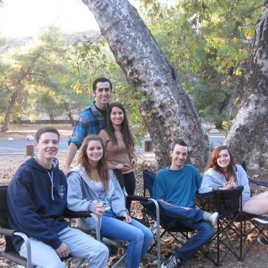 Camping for Rileigh's birthday Oct. 2012