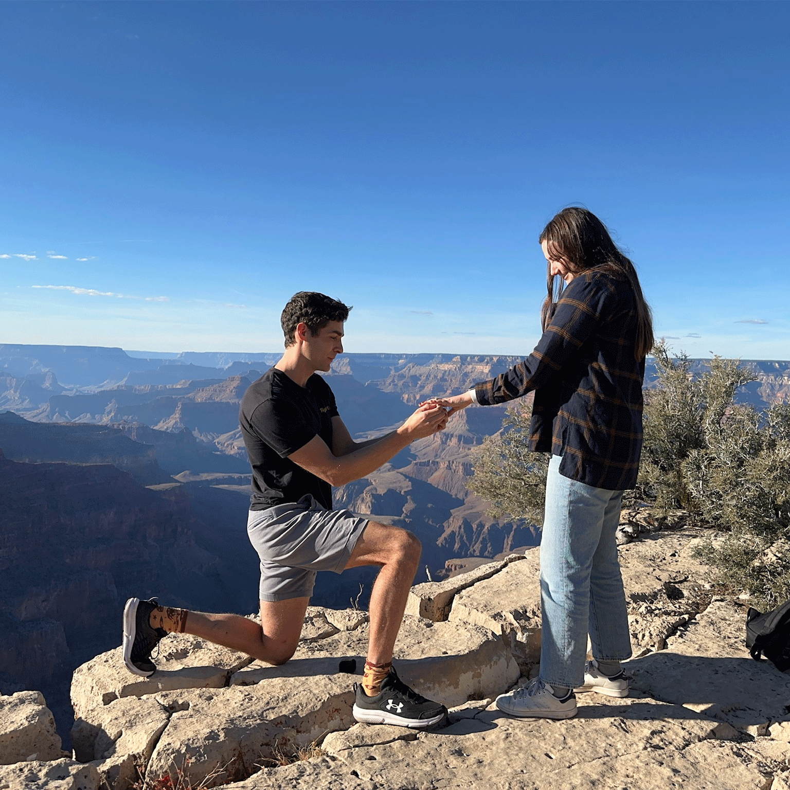 In case you didn't know, we got engaged!