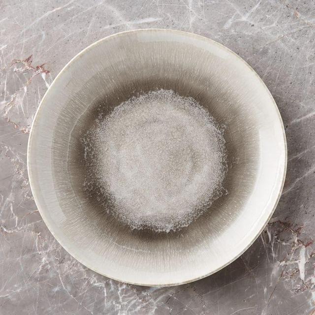 Caspian Grey Reactive Glaze Dinner Plate