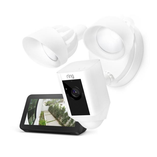 Floodlight Cam with Echo Show 5 (White)