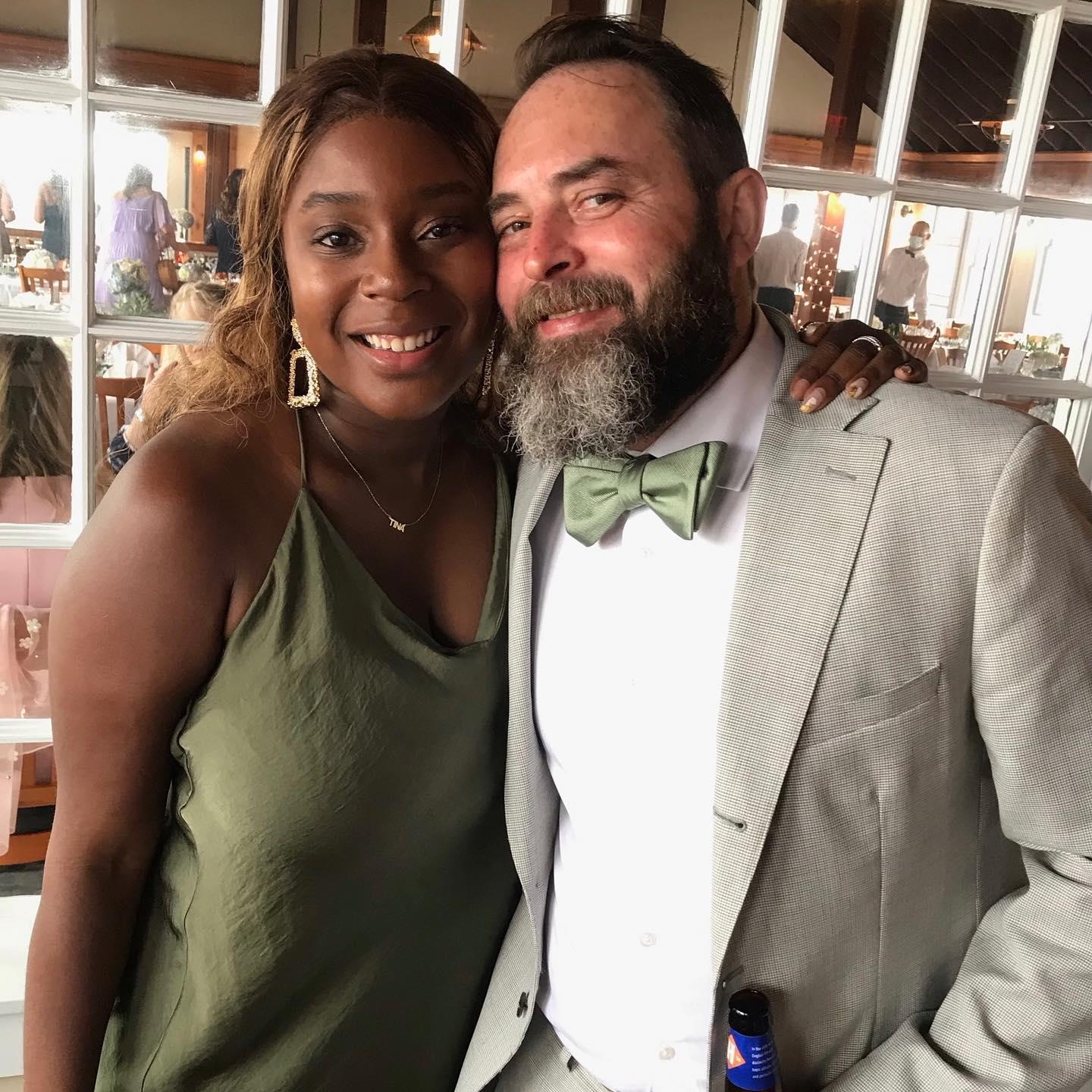 C&L at a wedding on Cape Cod, Massachusetts