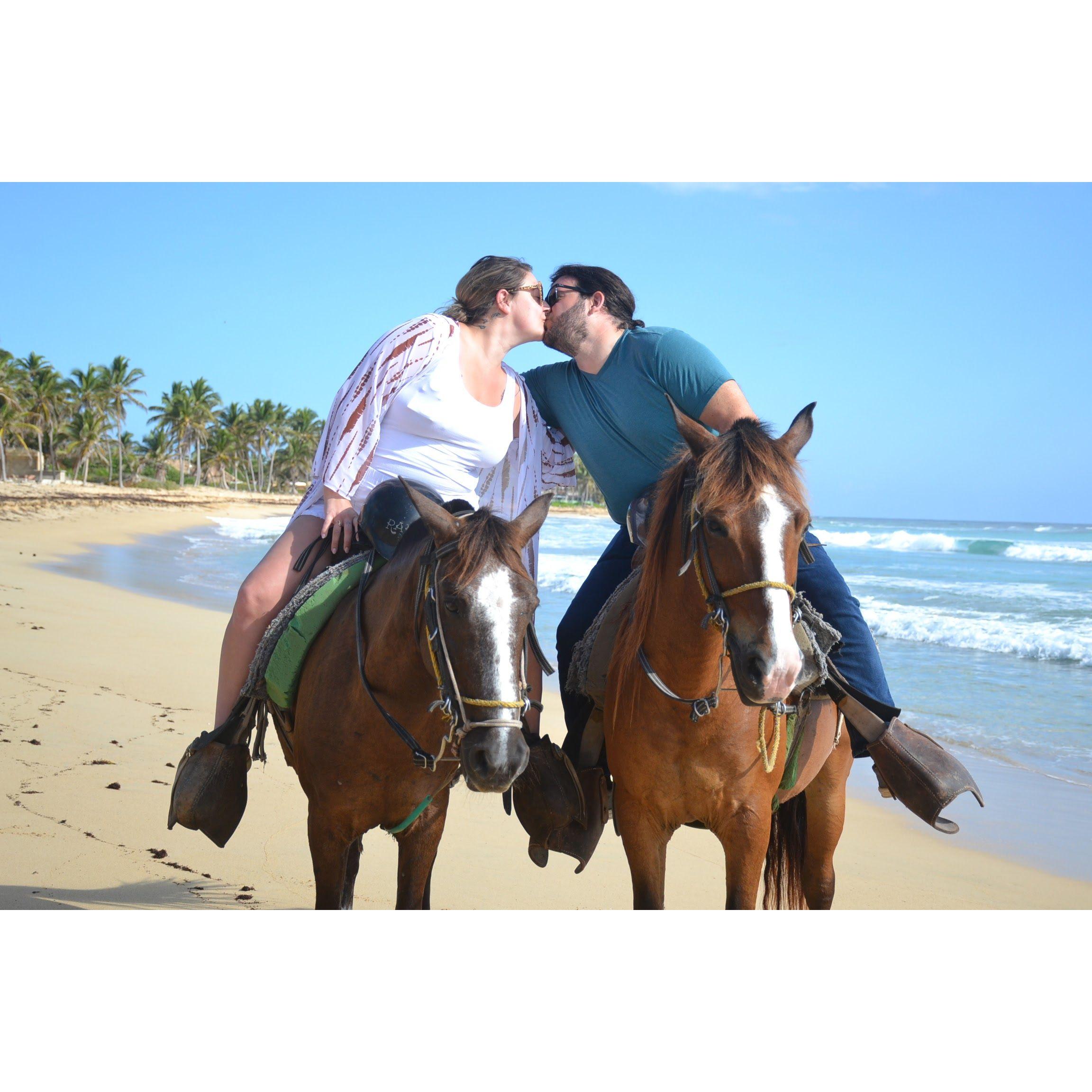 Horseback riding in the Dominican