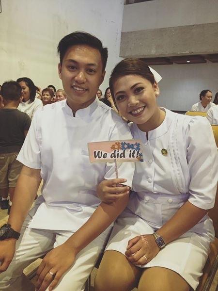 We became Registered Nurses in the same year 2017.