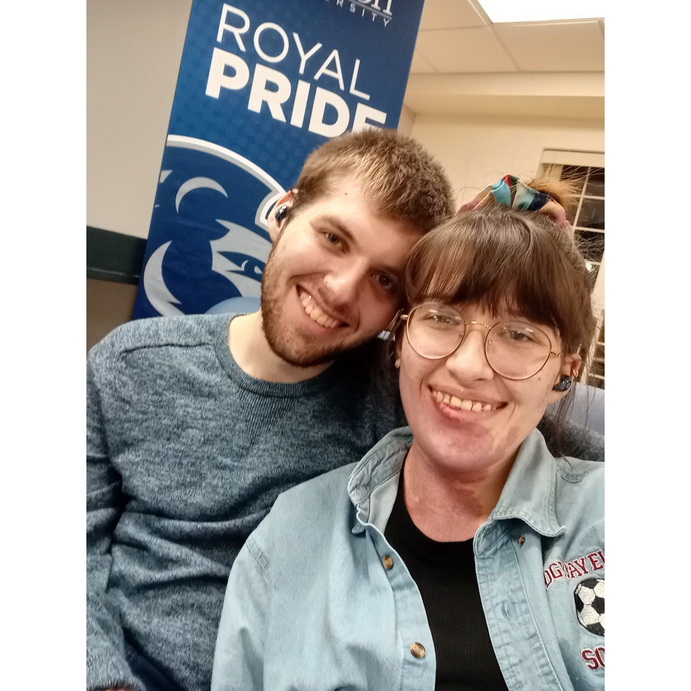 Our first picture together.