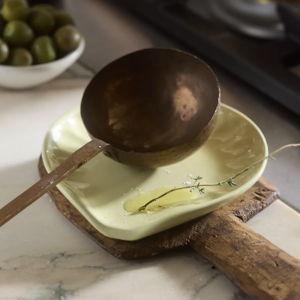 The Latte Stoneware Spoon Rest: Amelie Edition
