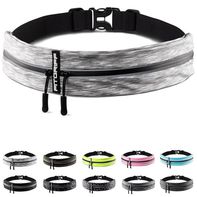 Fitgriff® Running Belt for Men & Women - Secure Jogging Pouch for Phone, Keys & Essentials - For All Cell Phones