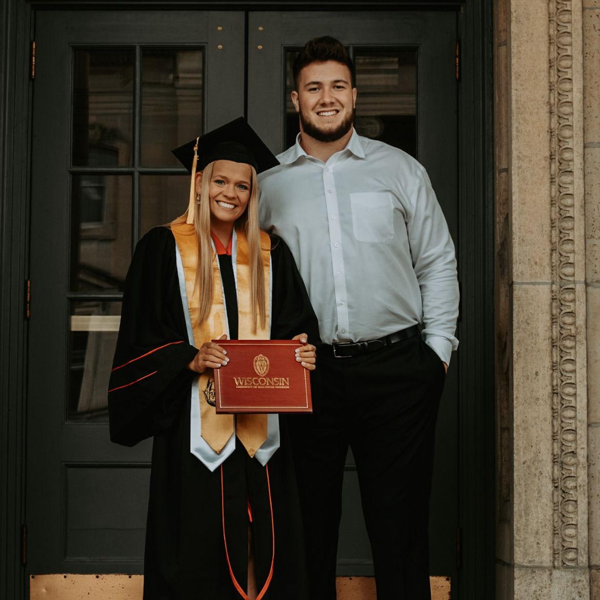 Megan's graduation from UW-Madison