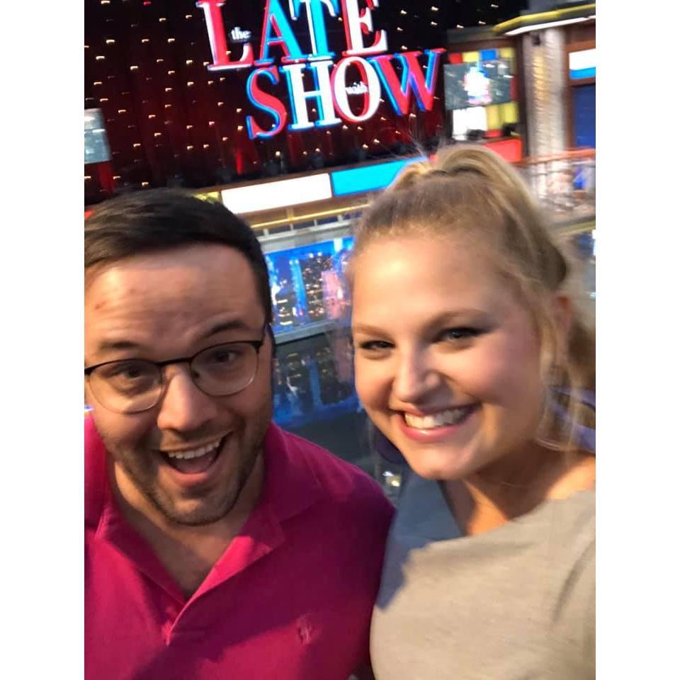 At The Late Show with Stephen Colbert!