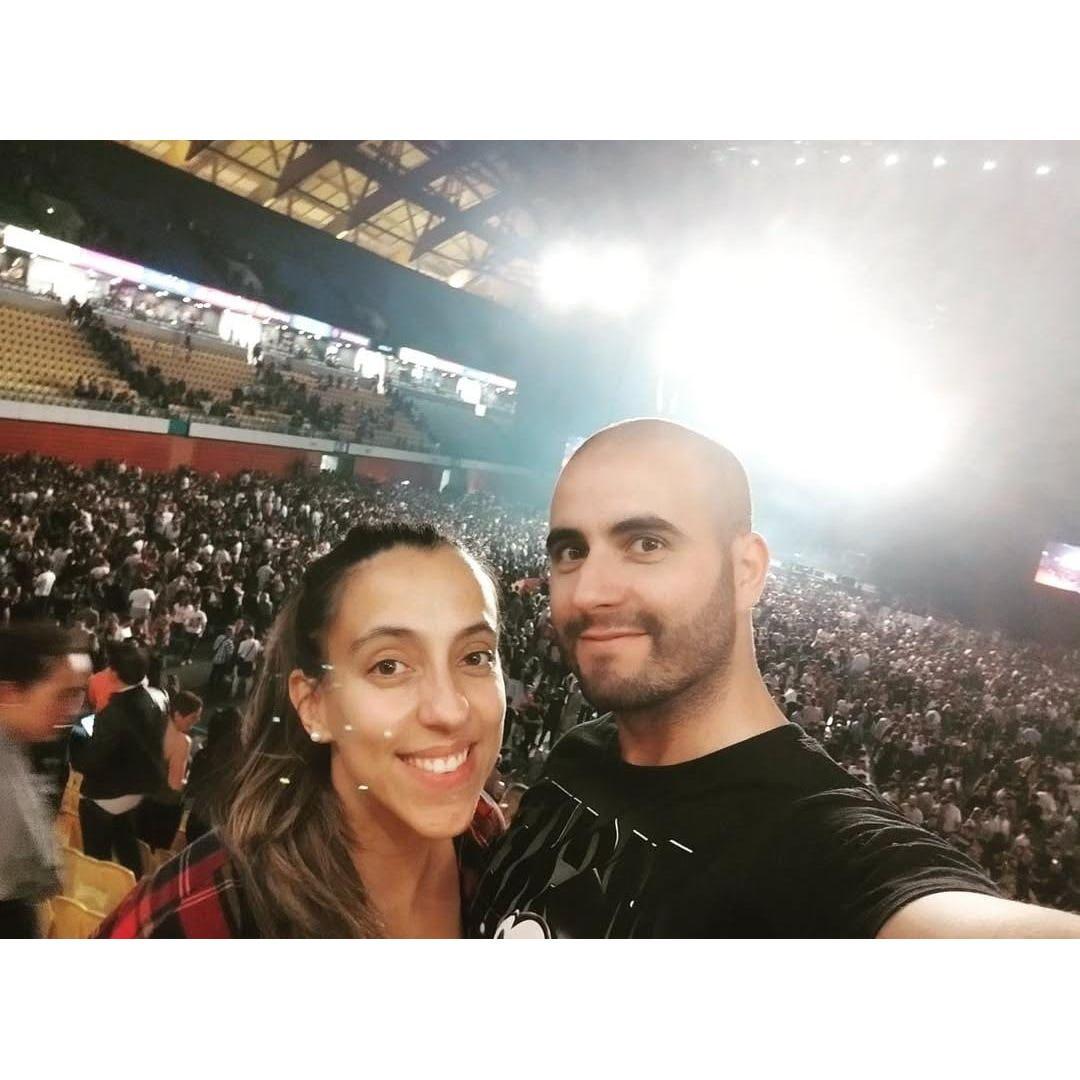 O nosso primeiro concerto juntos, foi no Altice Arena, para ver os Hybrid Theory