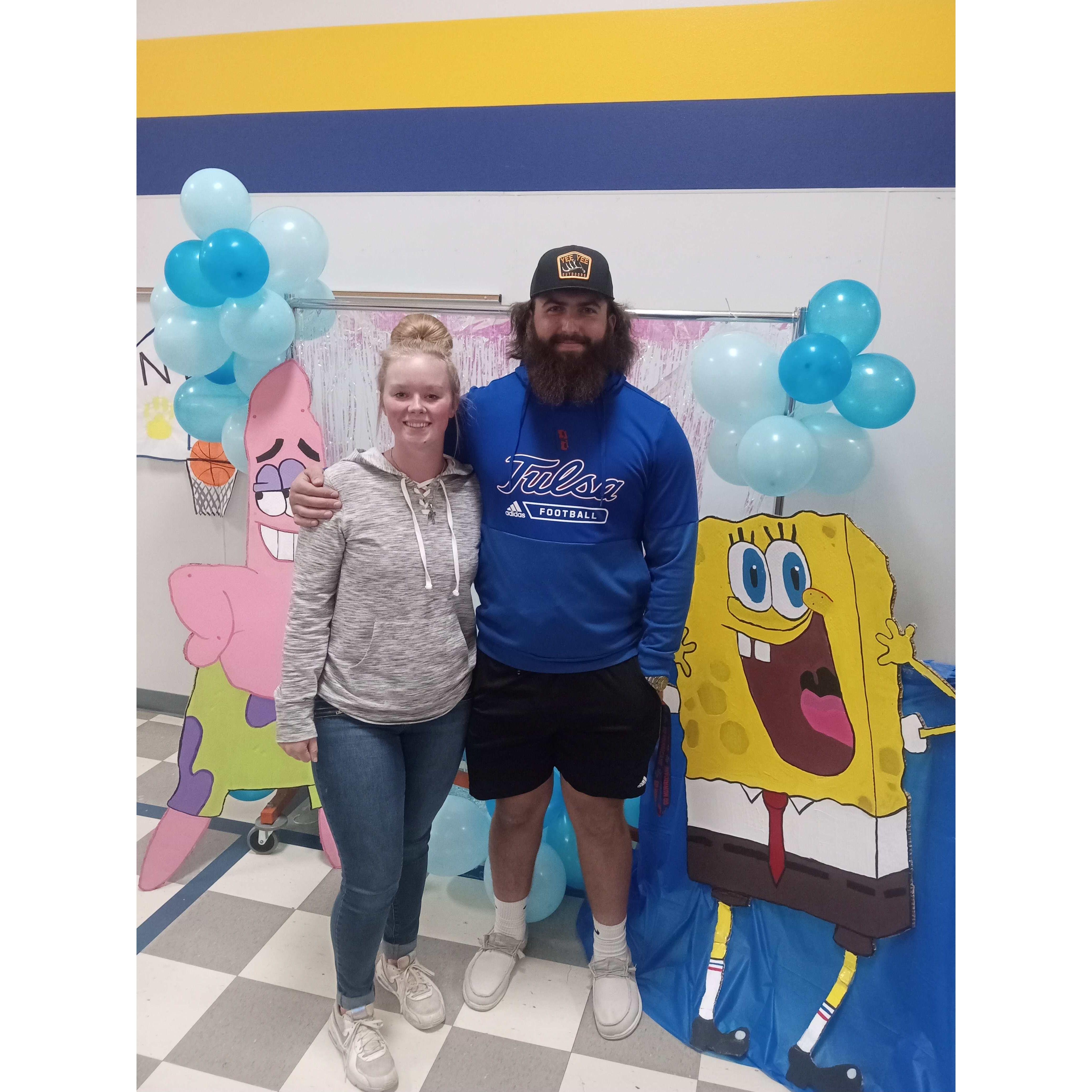 We went and watched Camden, Carter’s sister, perform Spongebob the Musical