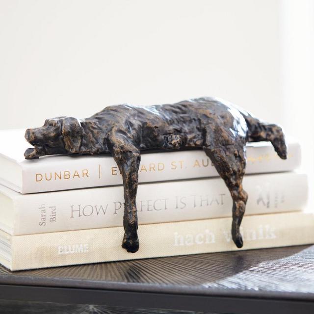 Lazy Dog Sculpture | Bronze - Cyan Design