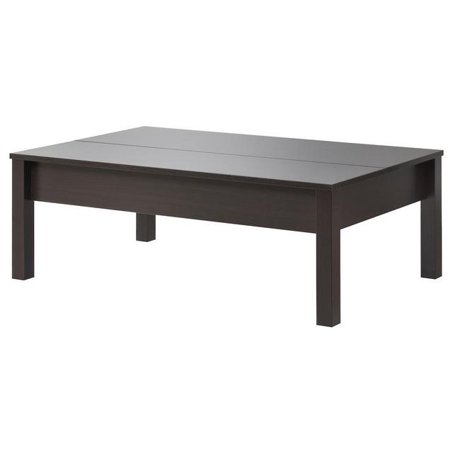 TRULSTORP Coffee table, black-brown, 45 1/4x27 1/2 "