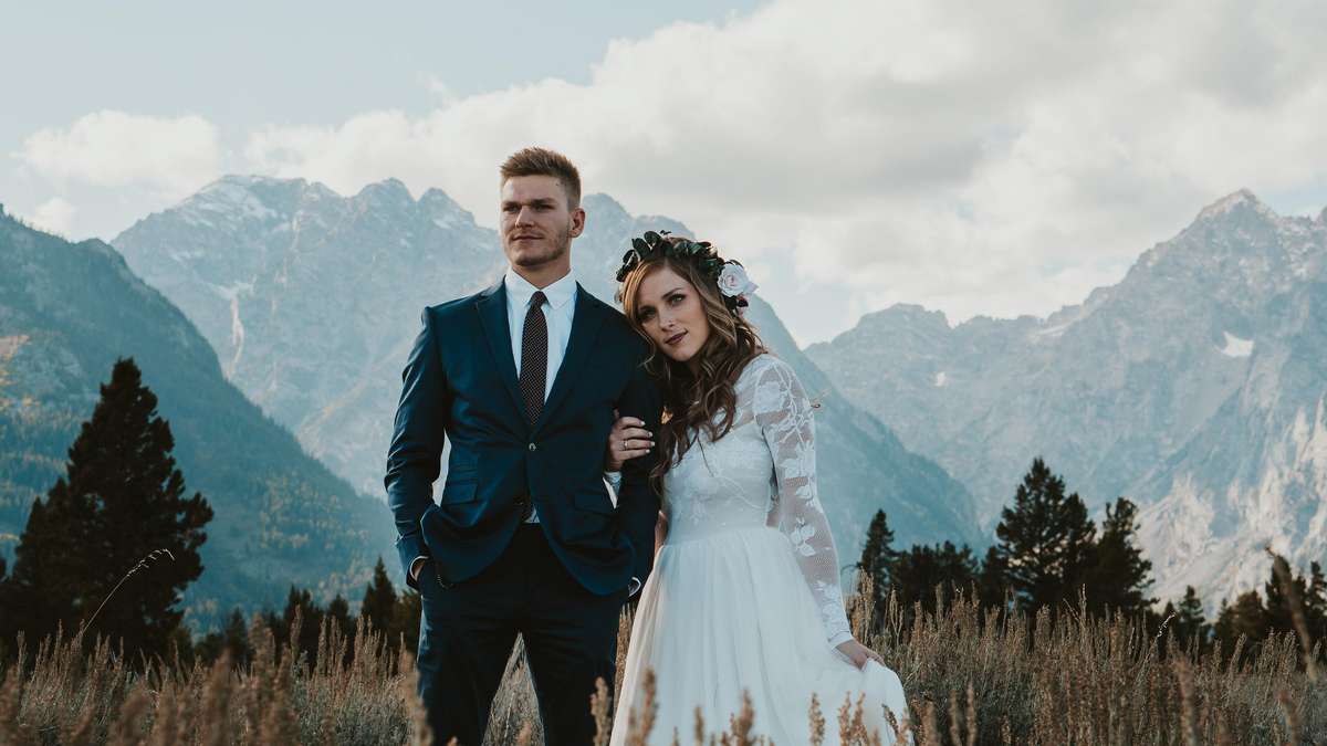 Cleveland Brown Center JC Tretter says I do at his San Diego Destination  Wedding, Anna and JC say I do at the Carmel Mountain Ranch Estate, By  West Coast Weddings