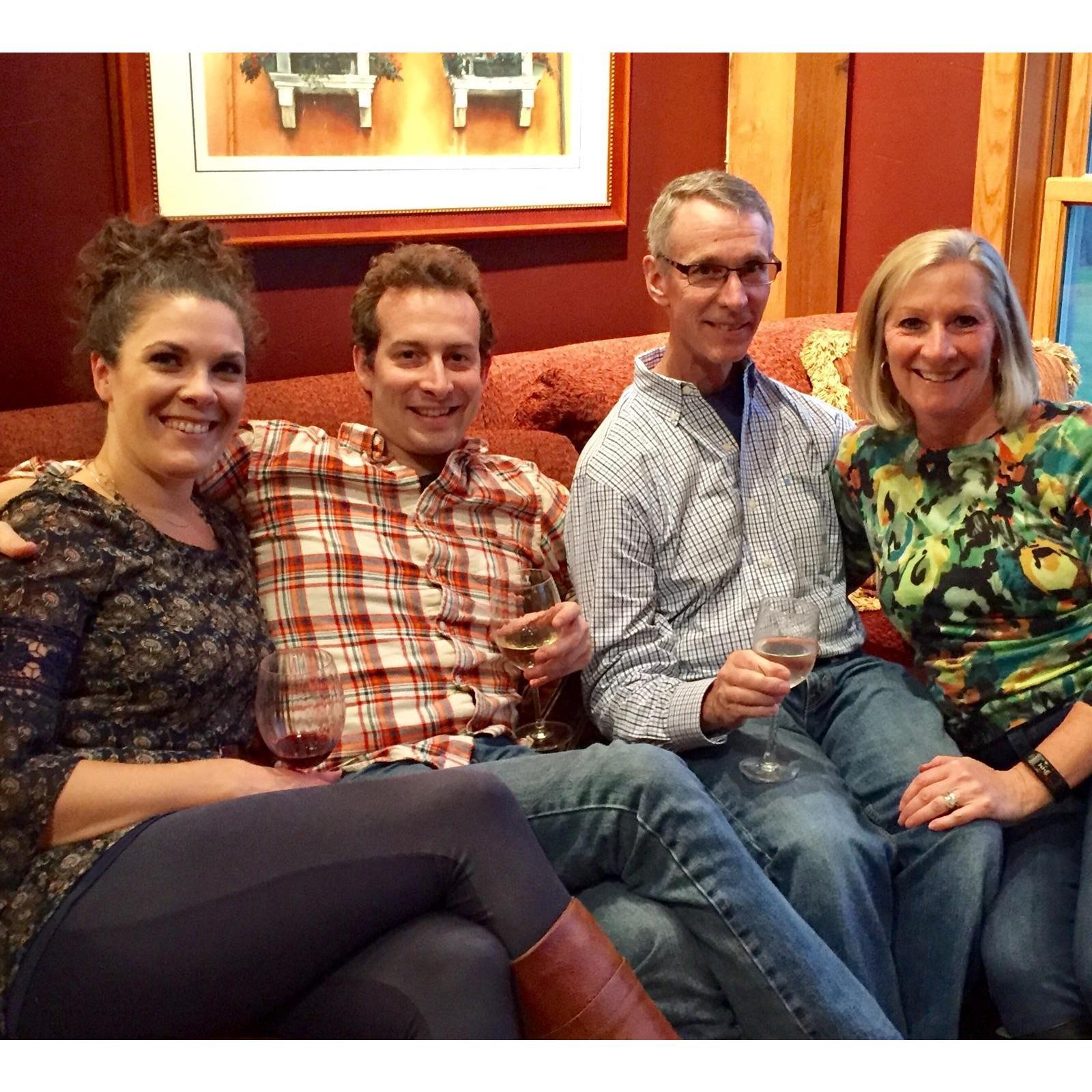 Our first Thanksgiving together. The first time Renee met Scott's parents. 3 weeks into us "officially" dating!