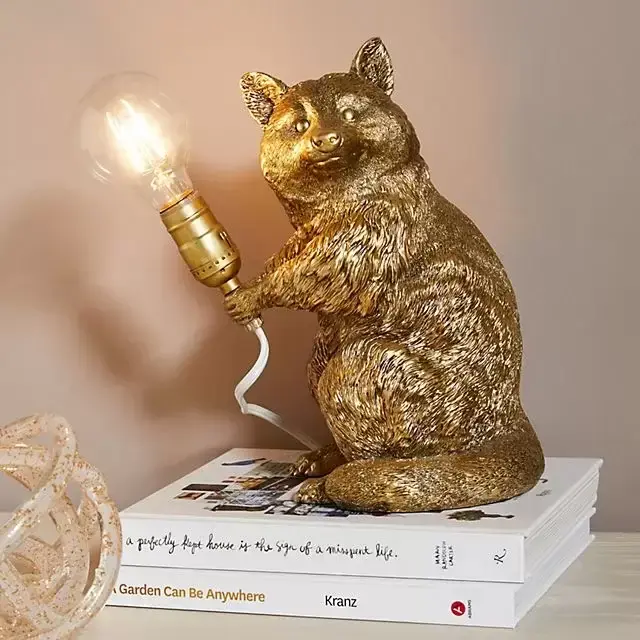 Raccoon Table Lamp