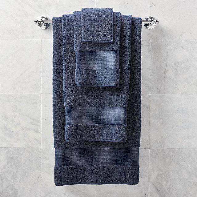 Resort Cotton Hand Towel in Indigo Blue