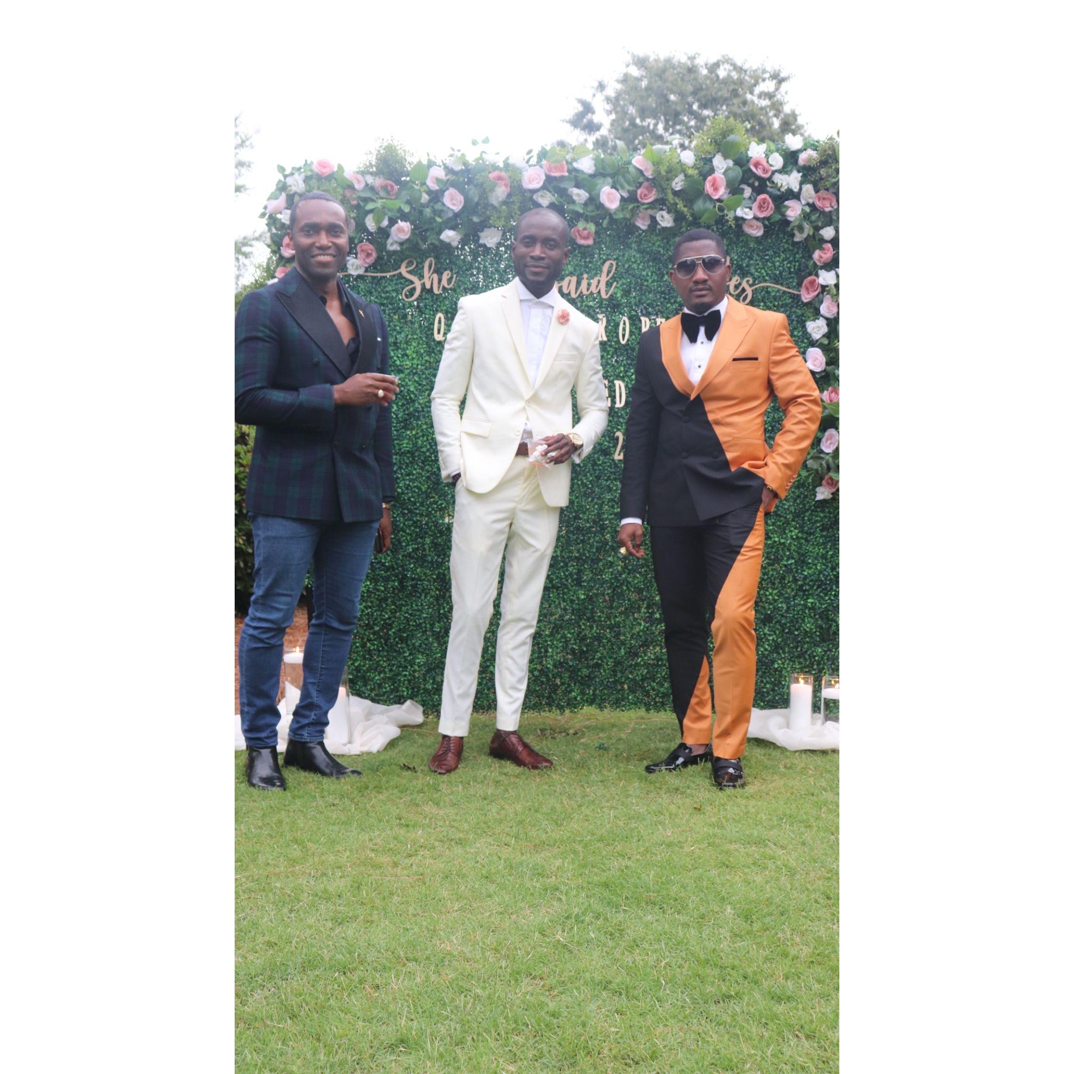 Groom with some of his groomsmen!