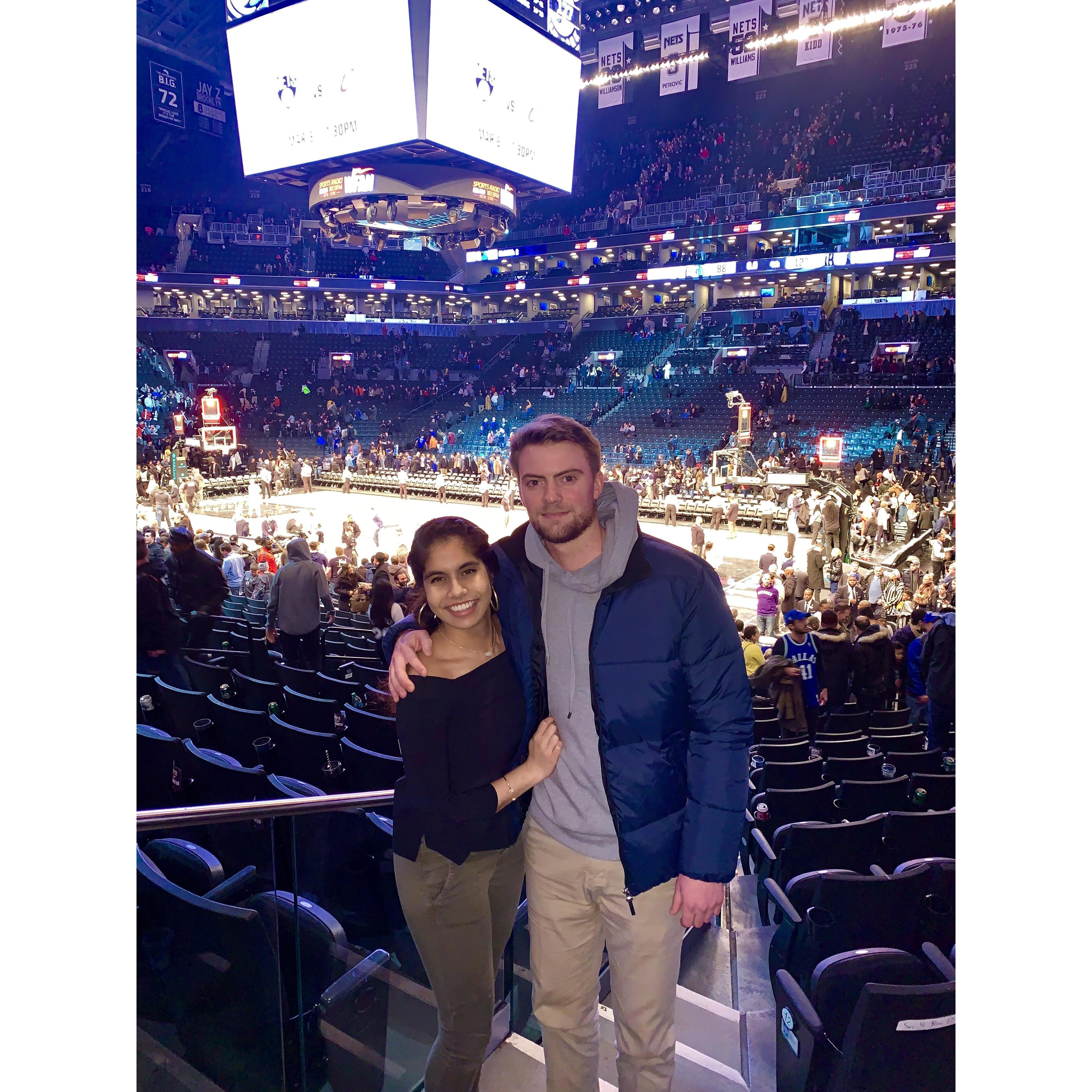 2019: We lived walking distance to the Brooklyn Nets. We frequented to many games!