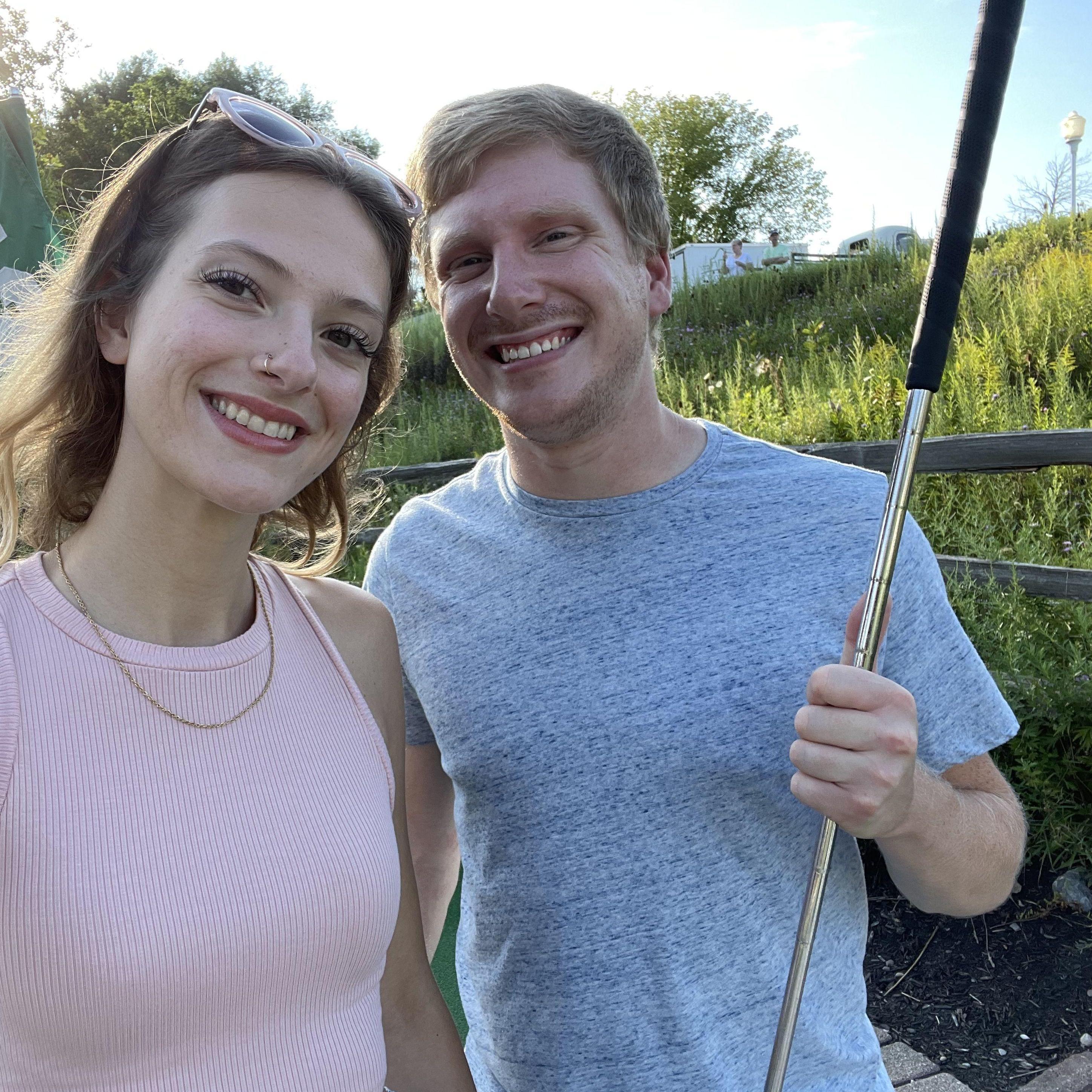 Mini golf date