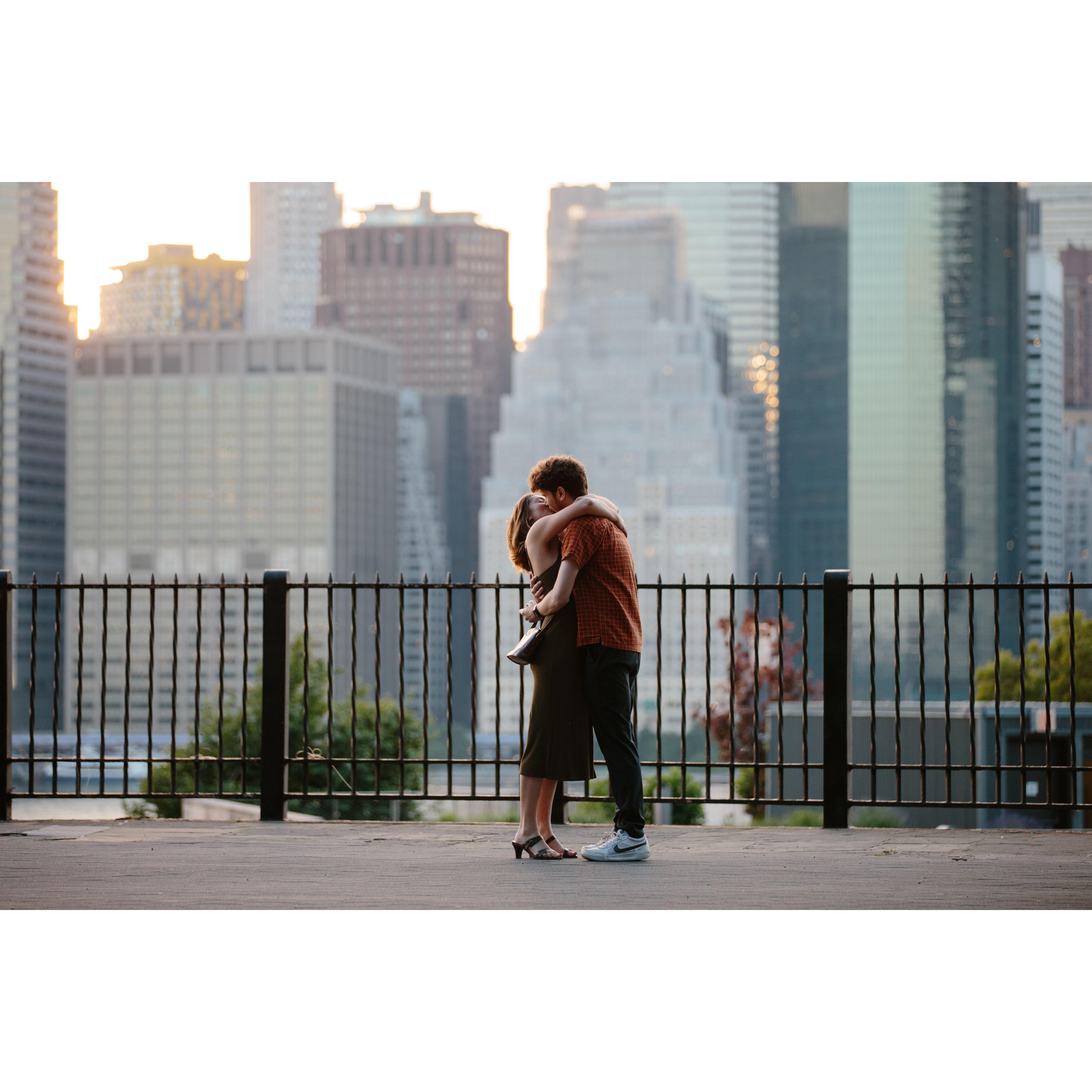 Not pictured, a tourist family eagerly awaiting a proposal...