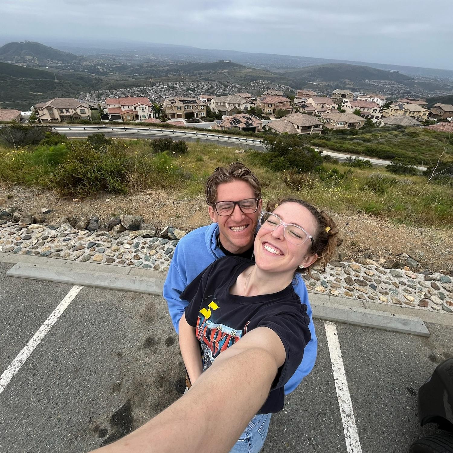 wide angle shot for high elevation