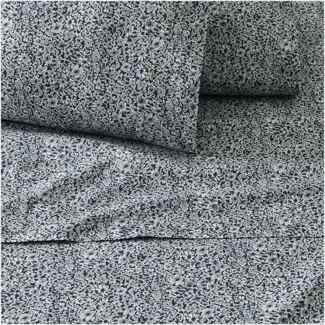 MTO Frances Floral King Sheet Set, Graphite
