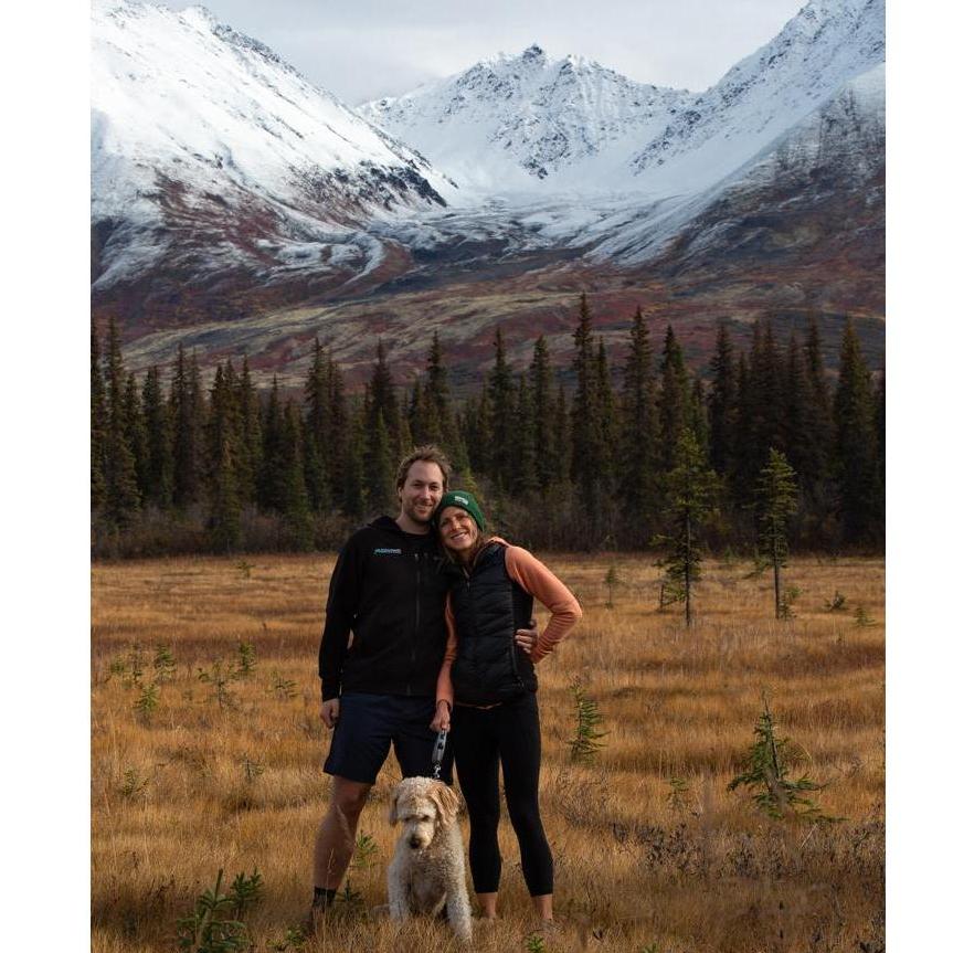 Tanner was about to propose, but as scenic as the side of the road was here in this random spot we pulled over at, figured would wait to see if Denali popped out the next day.