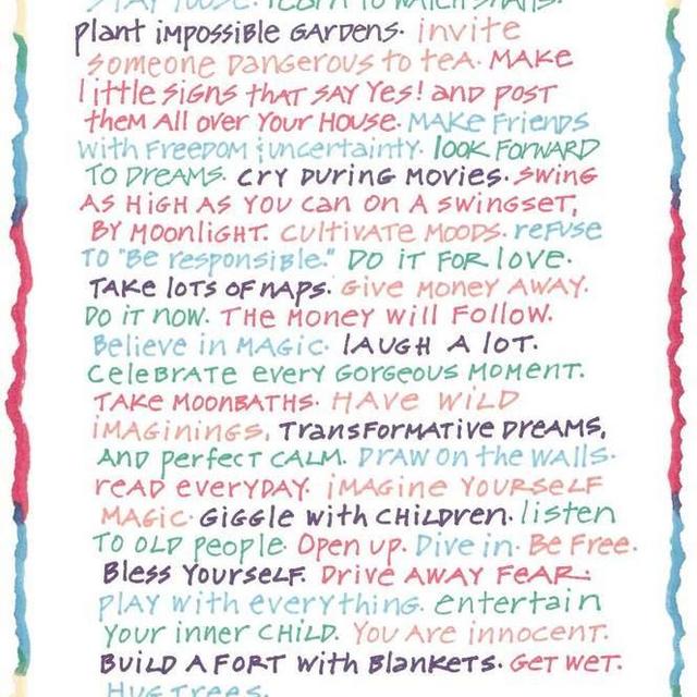How to be an Artist, 1990 by Sark - 15 X 23 Inches (Art Print)