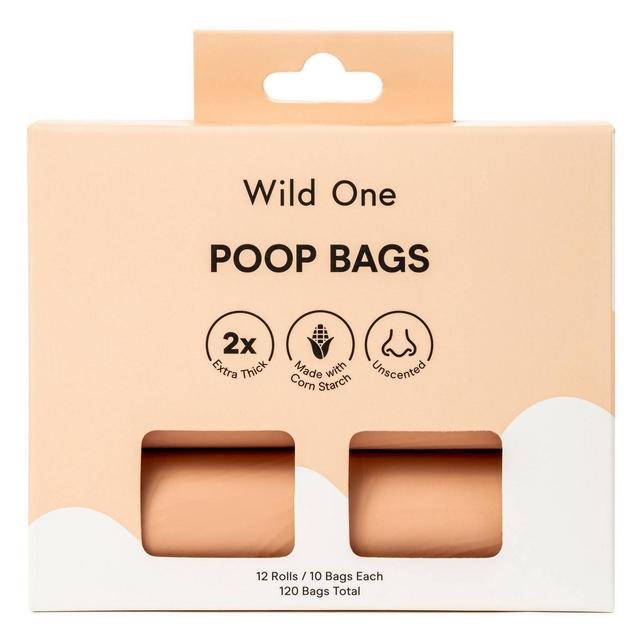 Wild One Eco-Friendly Dog Poop Bags - 12ct
