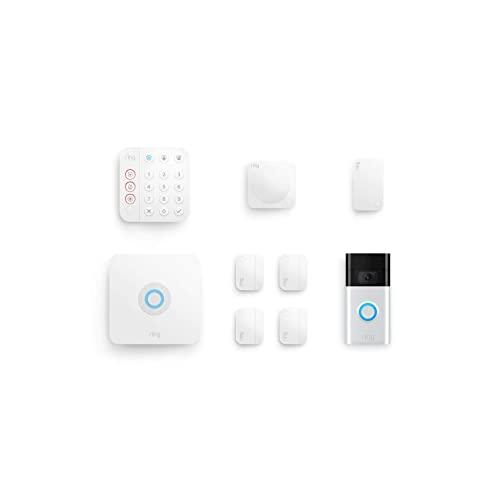Ring Alarm 8-piece kit (2nd Gen) with Ring Video Doorbell (2nd Gen)