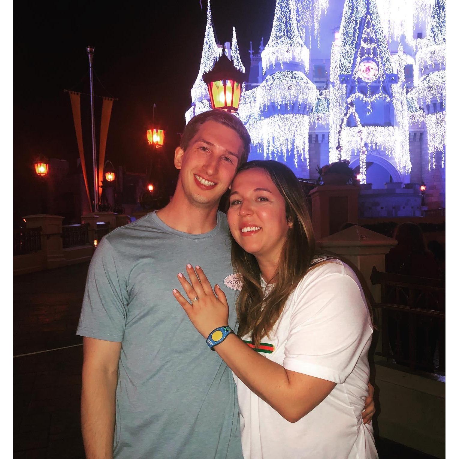 Right after we got engaged